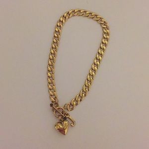 Juicy couture gold necklace